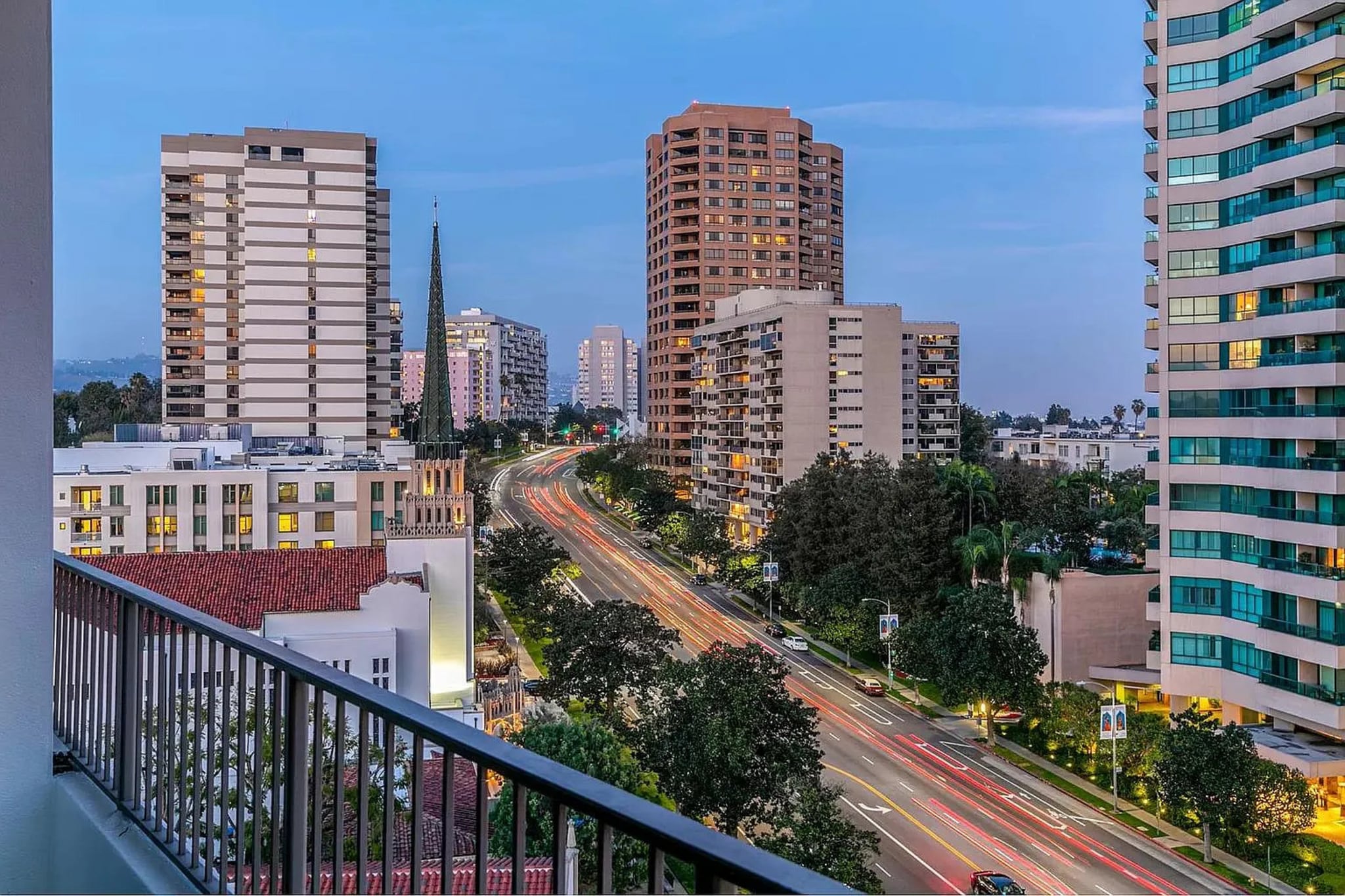 View from unit of Wilshire Corridor - 10501 Wilshire Blvd
