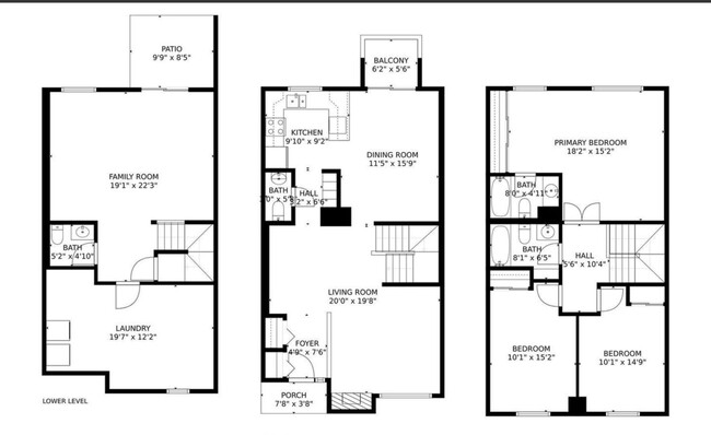 Building Photo - 3 bed + 2 Full + 2 half Bath - End Unit TH