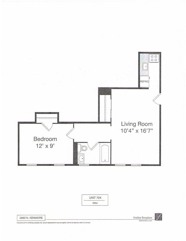 1BR/1BA - The Kenmore on Edgewater