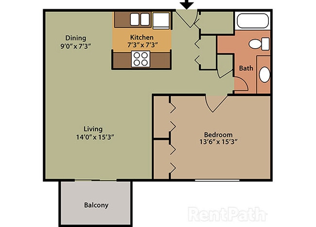 Floorplan - Candlewyck Apartments