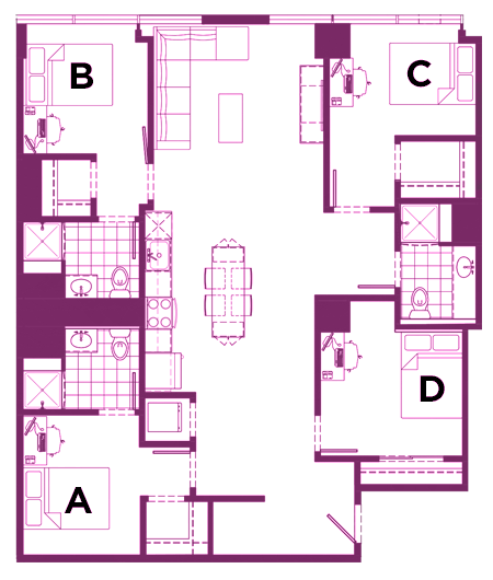 4X3 D OASIS - Hub Columbia