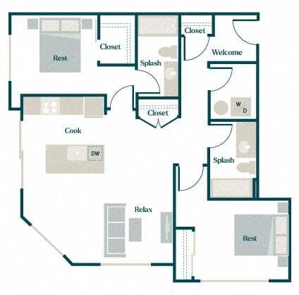Floorplan - Hazel Apartments