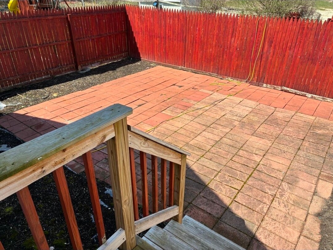 Private fenced in patio yard - 333 Groveland St