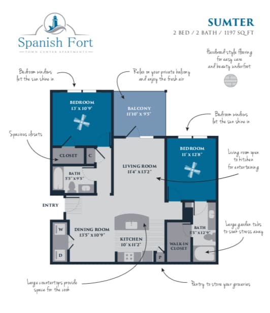 Floorplan - Spanish Fort Town Center