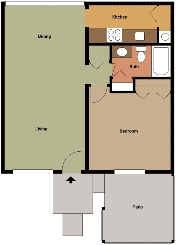 Floorplan - Camellia Court Apartments