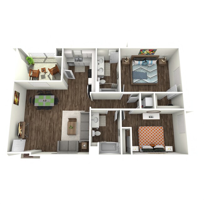 Floorplan - Los Alamitos Luxury Apartments