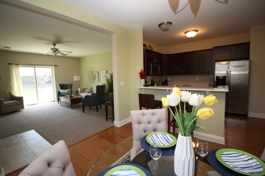 Dining, Kitchen, Living Room - Northern Pass Luxury Apartments