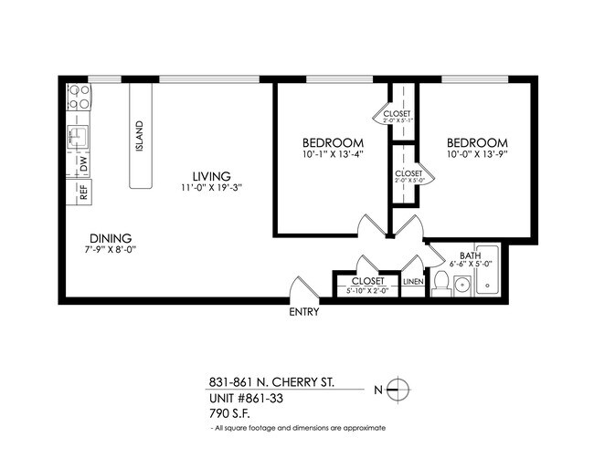 Floorplan - 831-861 Cherry