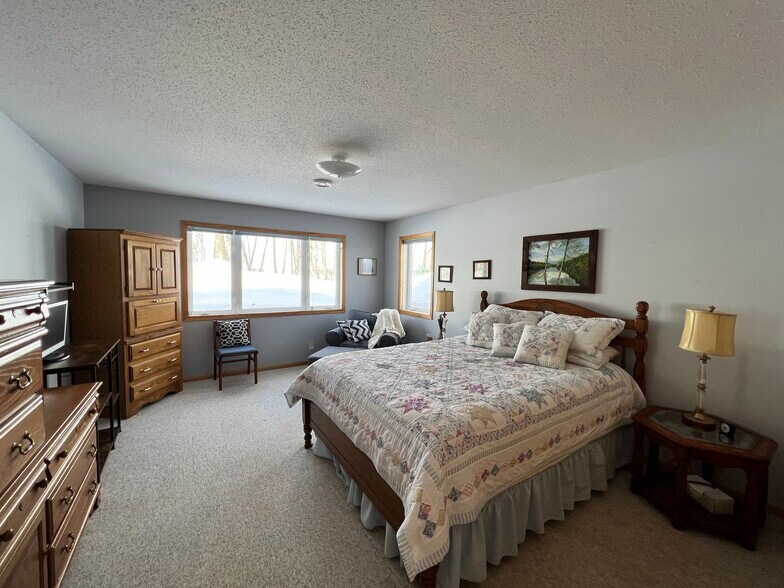 Lower level W/O bedroom-lake views - 38079 Dead Lake Rd