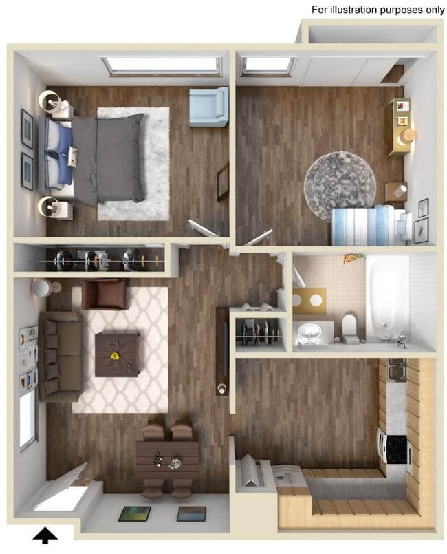 Floorplan - Glenbrook Apartments