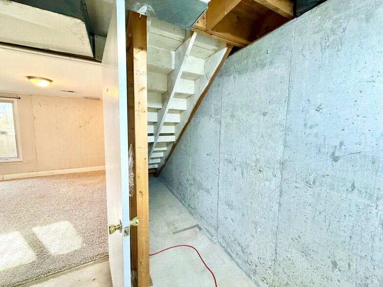 Storage Area in Basement - 1428 N Wood Ct