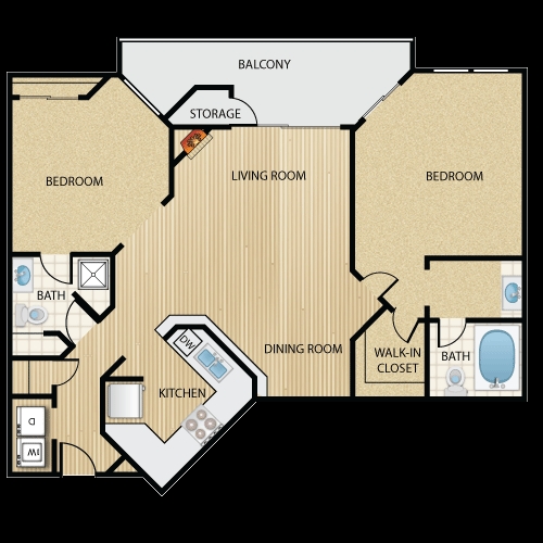 Floorplan - Scott Villa Apartments