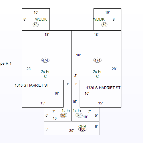 Building Photo - 1320 -1340 S Harriet St