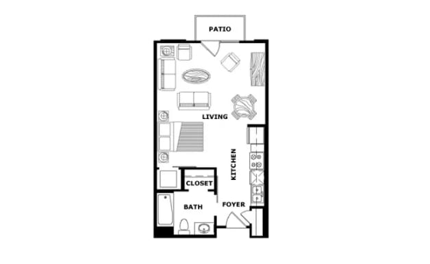 Floorplan - Terraces at Paseo Colorado