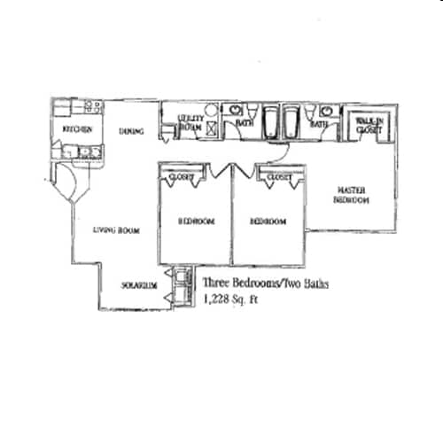 3BR/2BA - Hampton Point