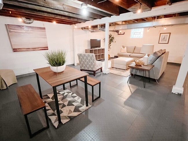 Unfinished but functional basement. - 2802 Linden Ave