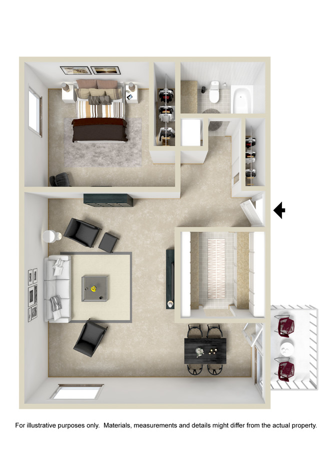 Floorplan - Cedarwood Apartments