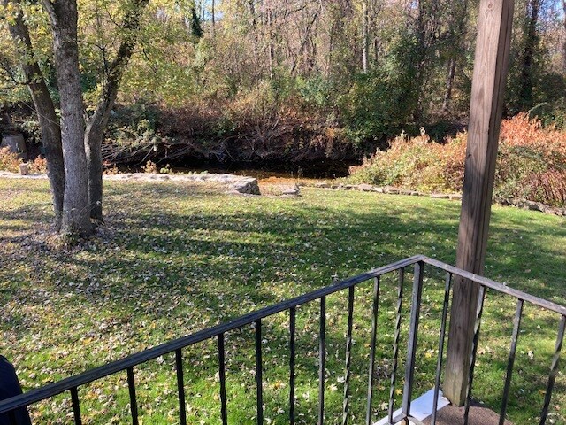 stream view from patio - 1200 Gravel Pike
