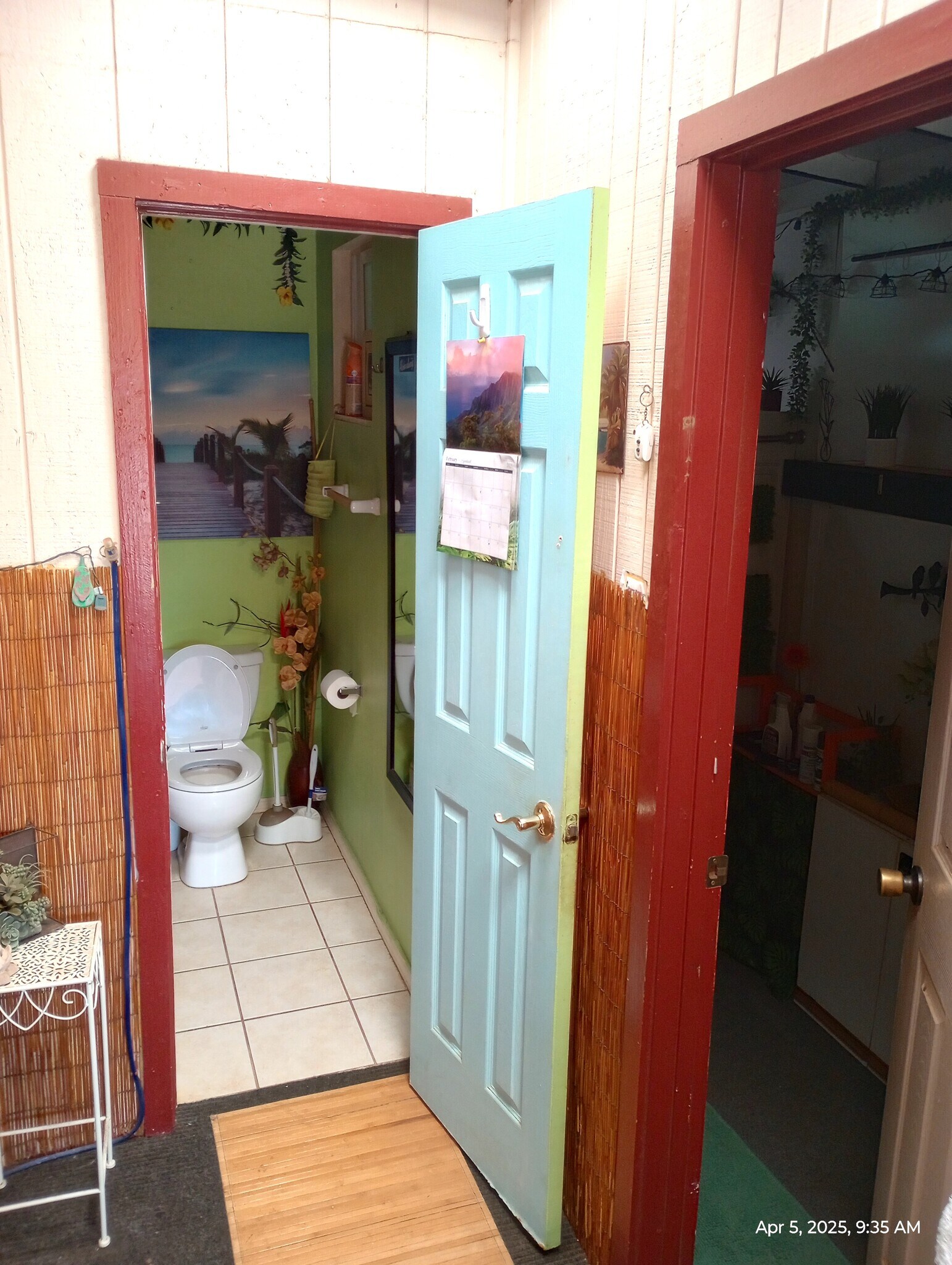 Bathroom is Shared w/1 other Tenant (the huge indoor Laundry room is to the R) - 281 Kaikea St