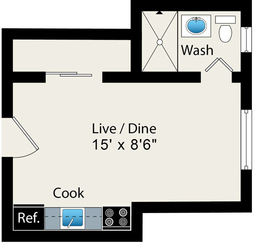 Floorplan - Reside at 2525