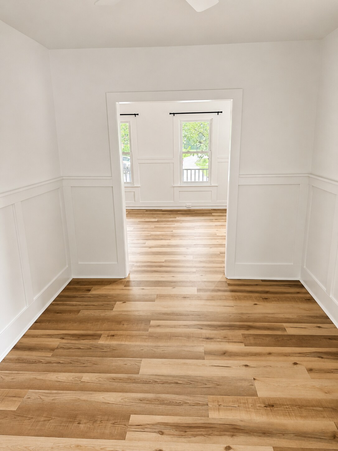 Dining room looking into living room - 17 Cherry St
