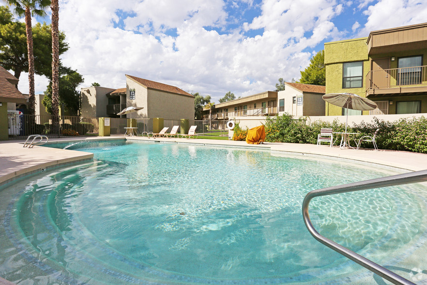 Pool Area - The Summit Apartments