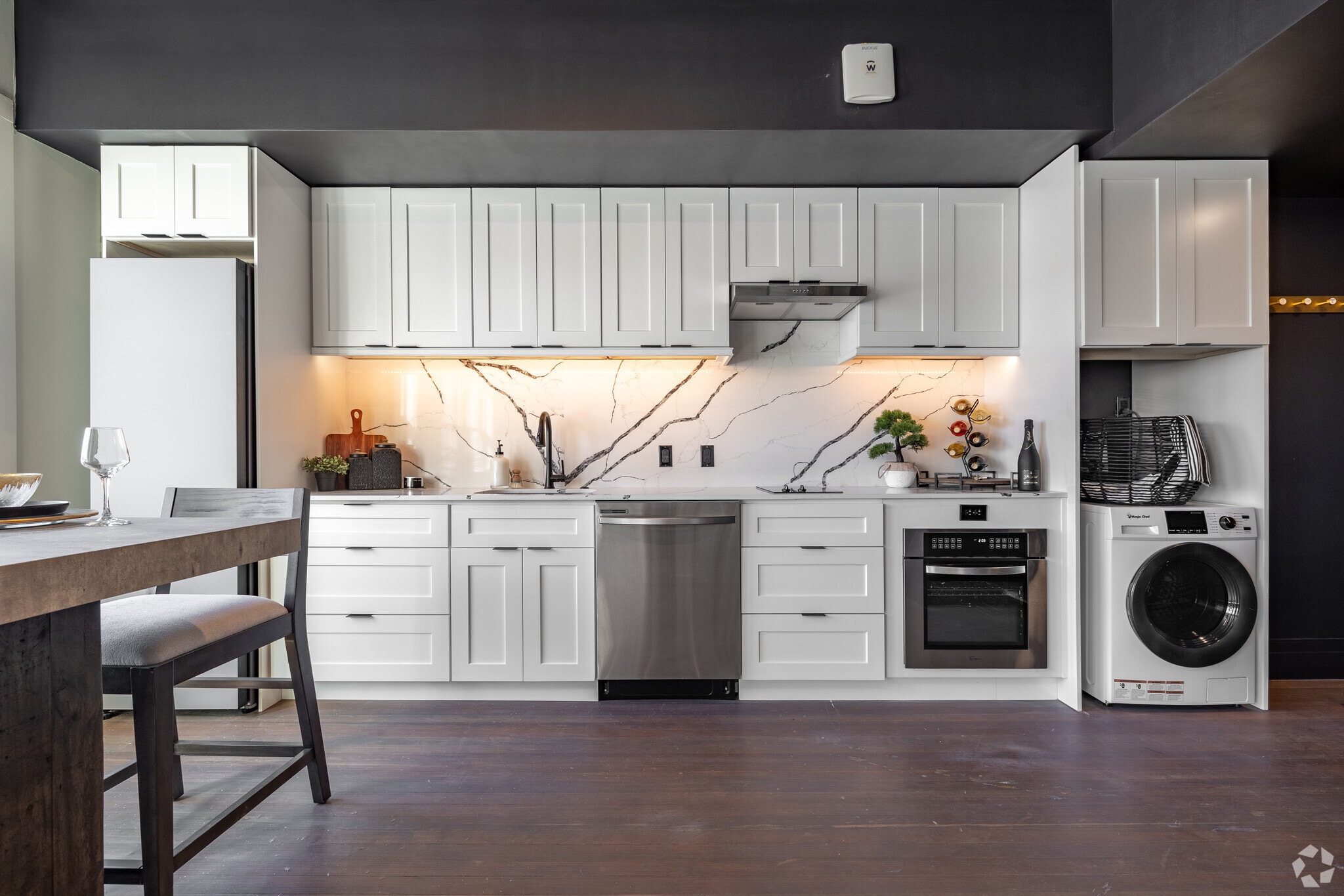 1BR Model Kitchen - DNU The Travis Building