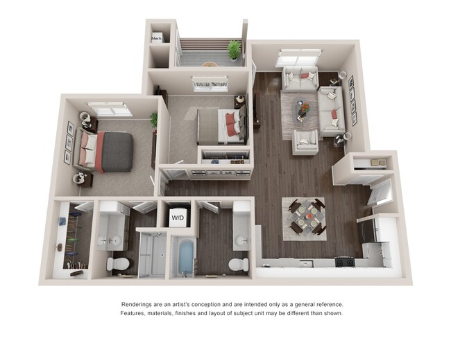 Floorplan - Aurora Apartments