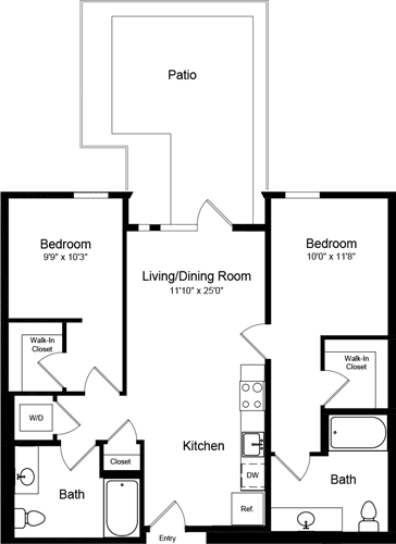 Floorplan - Potrero 1010