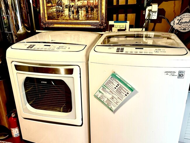 Large capacity washer and dryer & Life Source filtration system - 1760 N Fairfax Ave