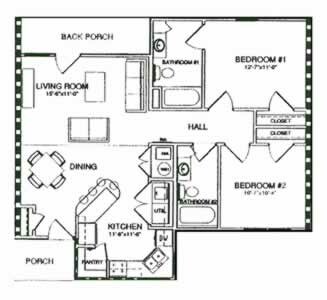 foxck-2-bdrm-2bath-fp-1002sf.jpg - Fox Creek Apartments Shrevport