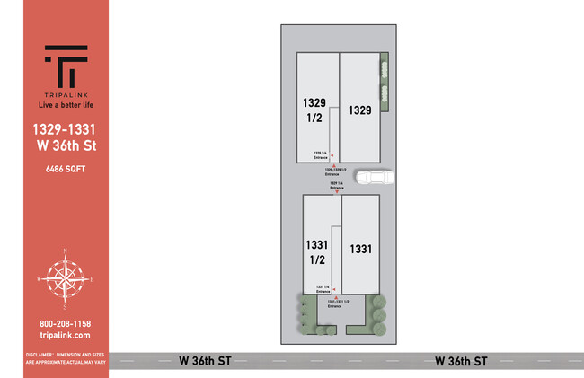 1329-1331 W36th - 1329 W 36th St Student Housing