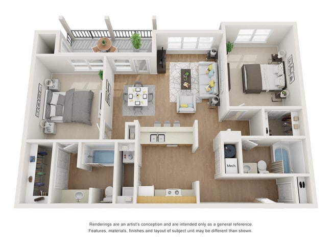 Floorplan - Maple Knoll Apartments