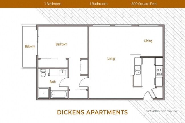 Floorplan - Dickens Apartments