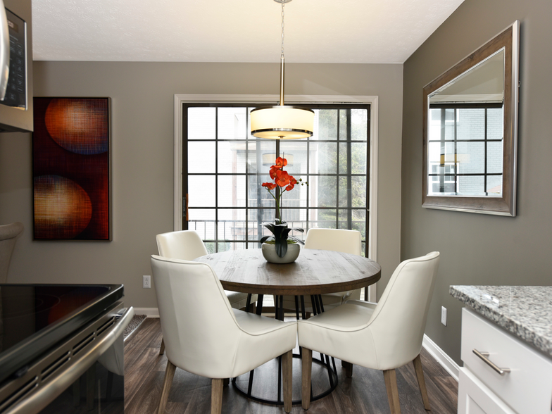 Dining Room + Hardwood Style Flooring - The Monarch