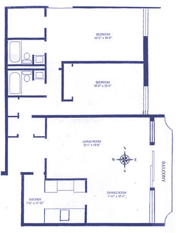 Floorplan - The Carlyle on the Lake