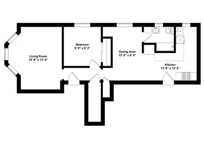 Floorplan - 1101-11 W. Grace St.