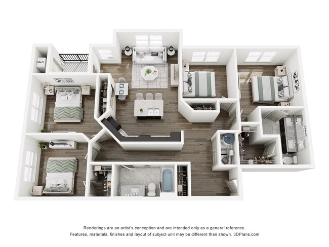 Floorplan - The Terrace at Highland Hills