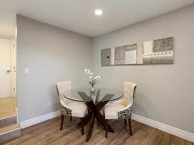 Studio - dining area - 755 Fern Ave