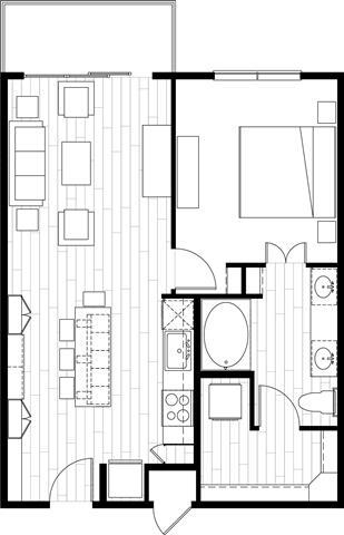 Floorplan - Augusta Flats