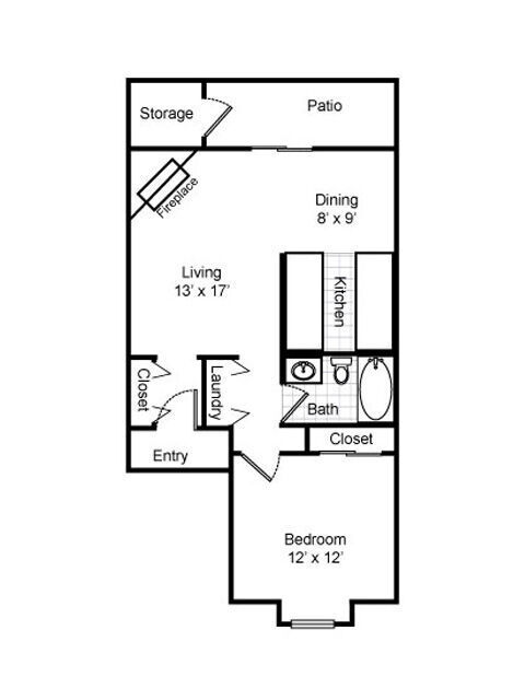 Floorplan - Timberline Apartments