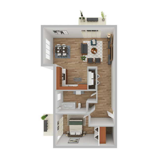 Floorplan - Quail Run Apartments