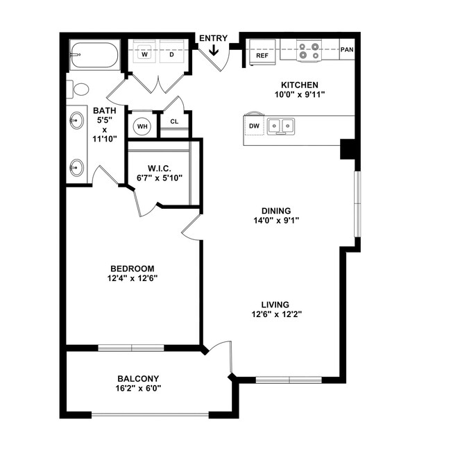 Floorplan - Treadway at New Trails Apartments