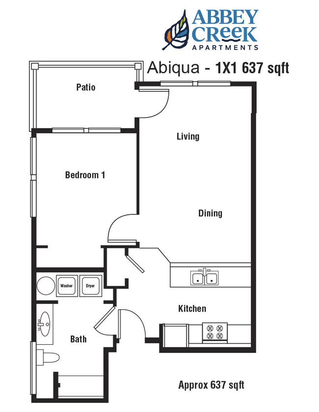 Floorplan - Abbey Creek Apartment Homes