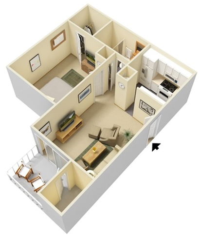 Floorplan - Vue at 3600