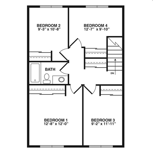 4BR/1BA - Kimberly Meadows Townhomes