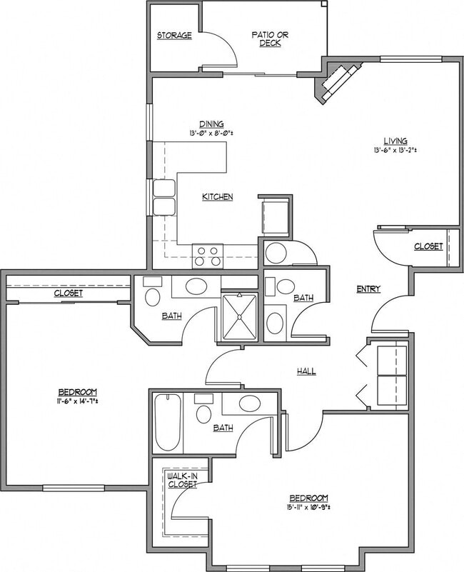 Floorplan - 8Hundred West Apartments