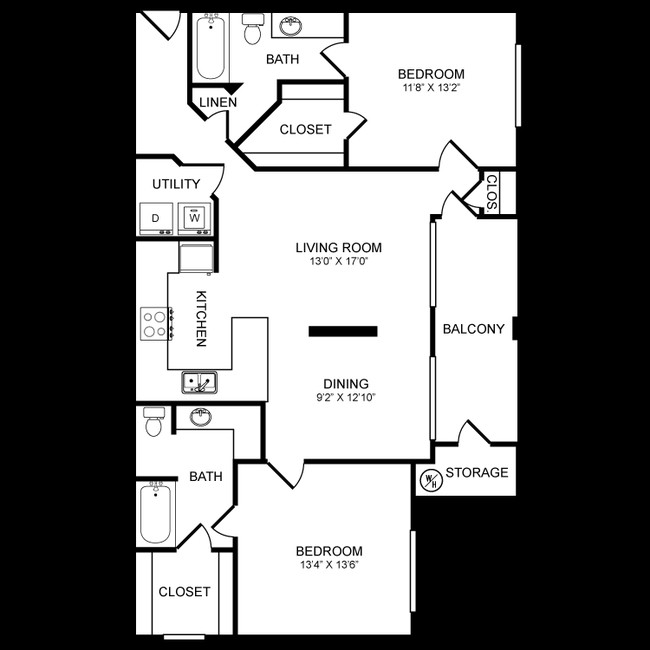 D2 1242 SQ.FT. - Highlands Hill Country