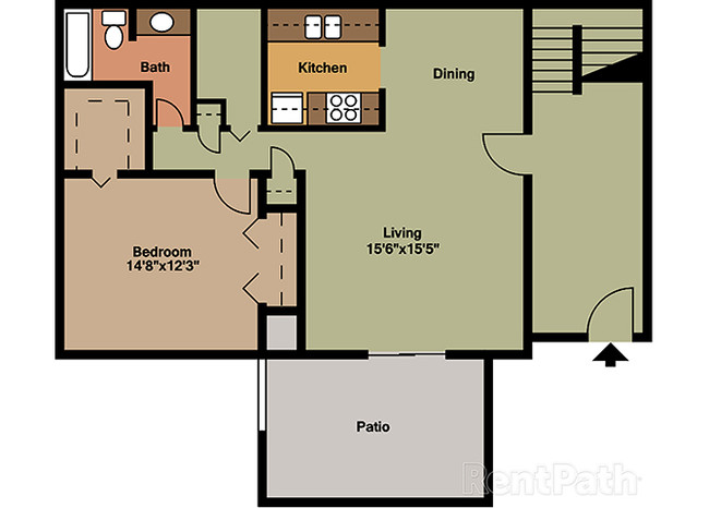 Floorplan - The Lodge Apartments