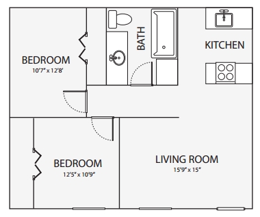 2BR/1BA - Bouldin Creek Apartments